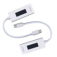 DC 4-30V Type-C Tester Voltage Meter Ammeter Digital Monitor Cut-off Power Indicator Bank Charger 2-directions Tester KWS-065C