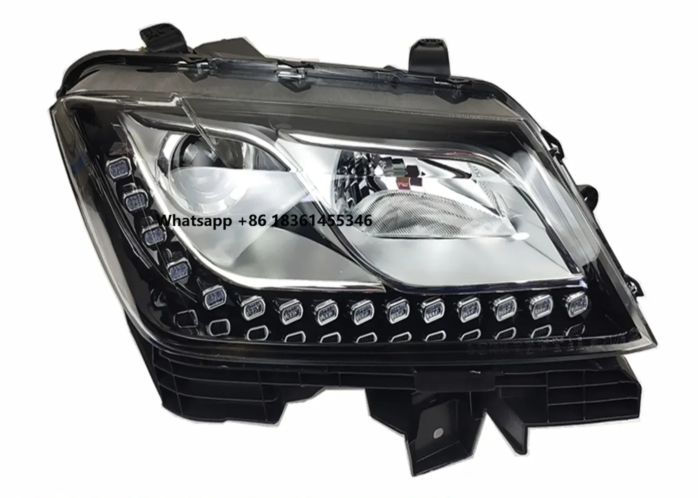 

H2 Car Front Headlight LED DRL Daytime Running Light Headlamp Angel eyes