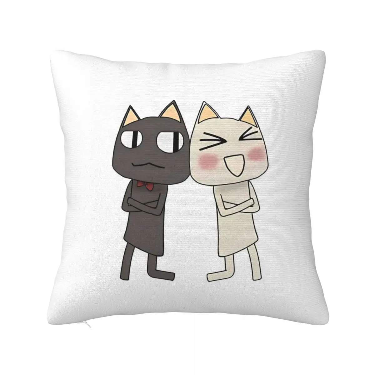 Toro Inoue Cat Pillow Cover Soft Pillow Case Cushion Cover Novelty Graphic Pillowcases For Chair Sofa Home Decoration