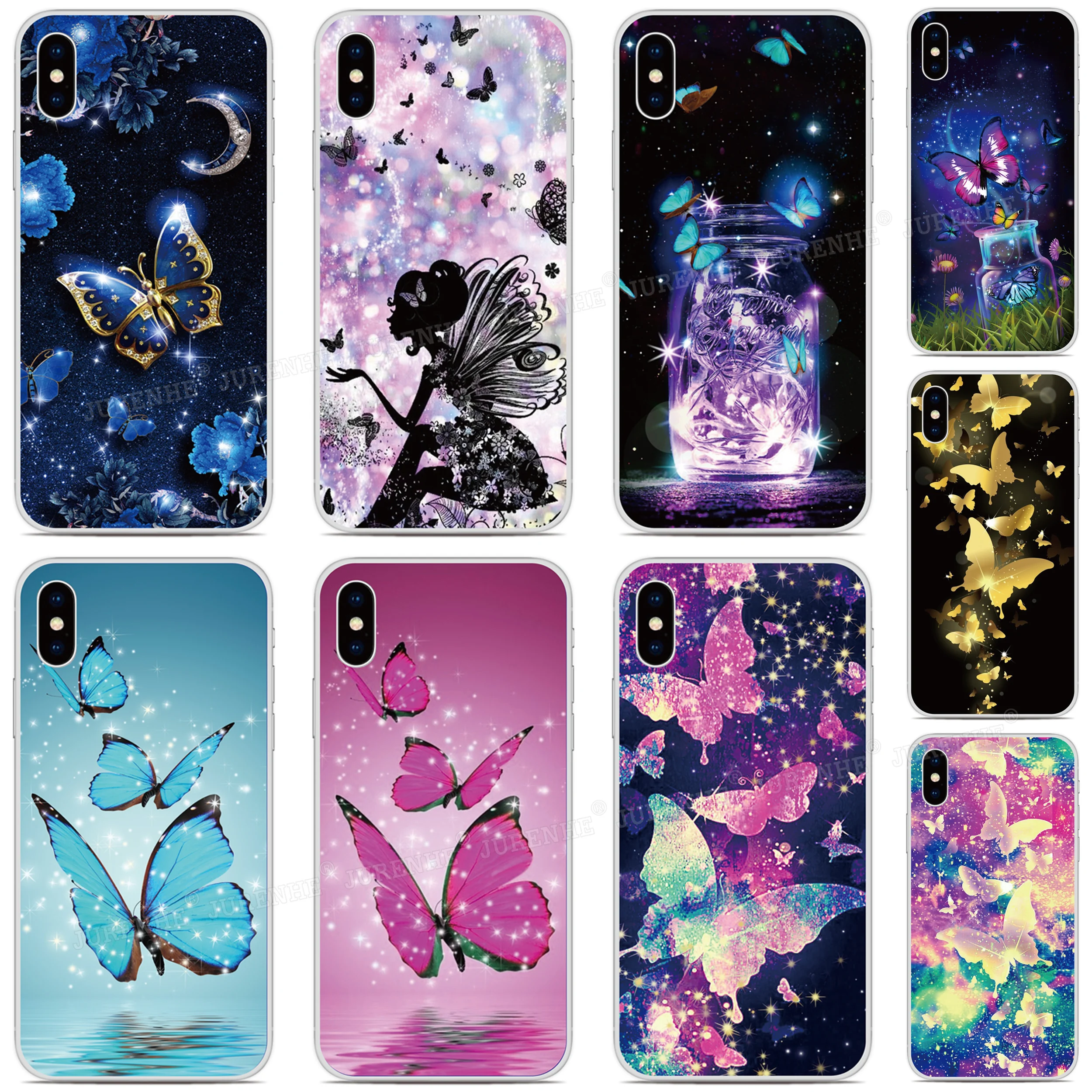 Butterfly Fairy Back Cover For Oukitel C53 C51 C50 C38 WP50 WP52 C36 C35 C33 C32 C31 C23 C25 C22 C21 C19 C18 K9 Pro Phone Case