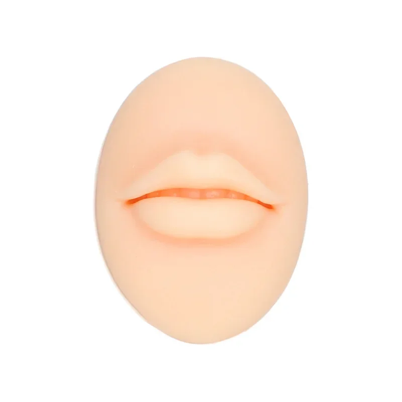 5D realistisches Silikon-Lippenmodell für die Permanent-Make-up-Übungen – hochwertige Latex-Fake-Haut für das Tattoo-Training, natürlicher Look