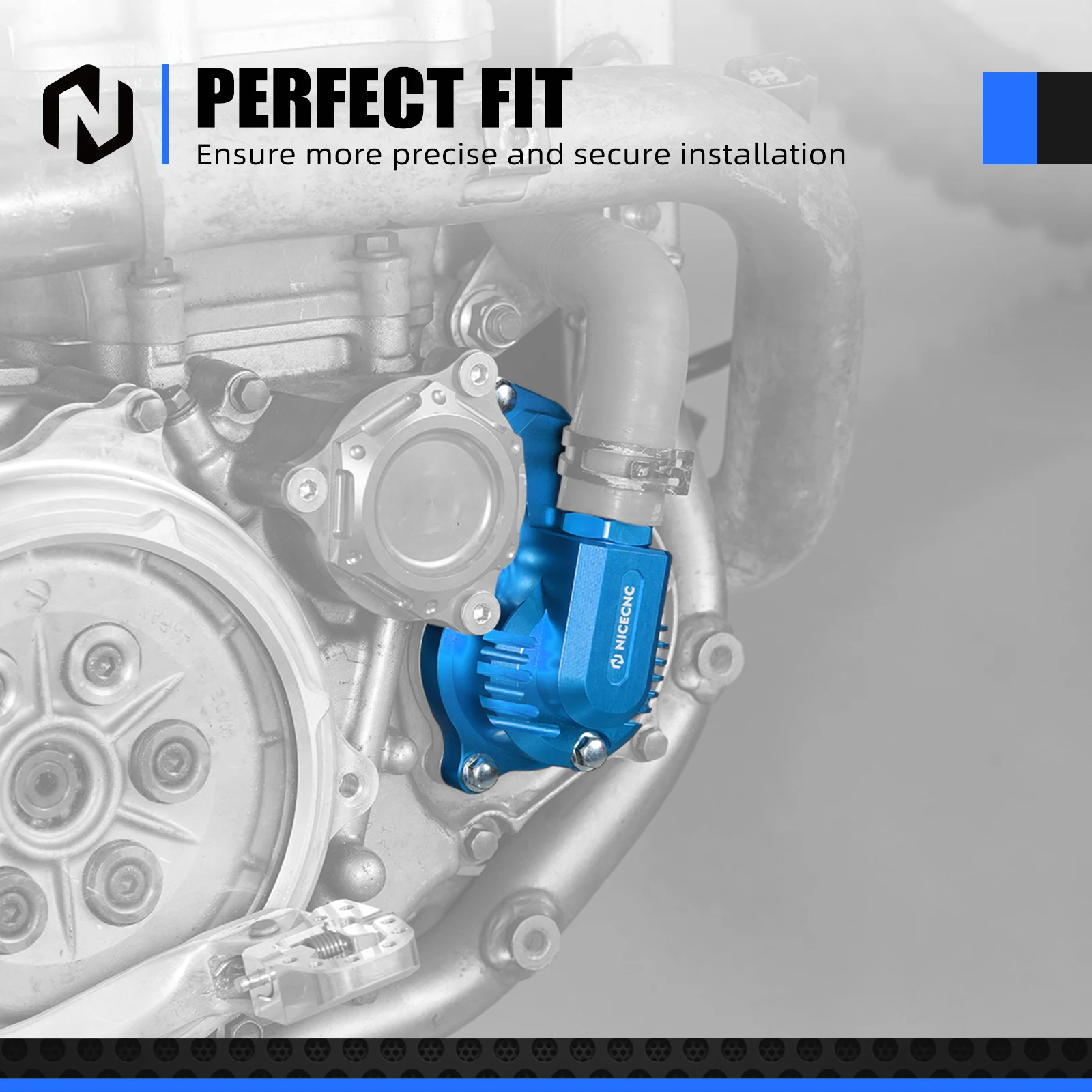 NICECNC Water Pump Cover For Suzuki DRZ400 E S SM DRZ400E DRZ400S DRZ400SM DRZ 400E 400S 400SM 2000-2024 2023 2022 6061 Aluminum