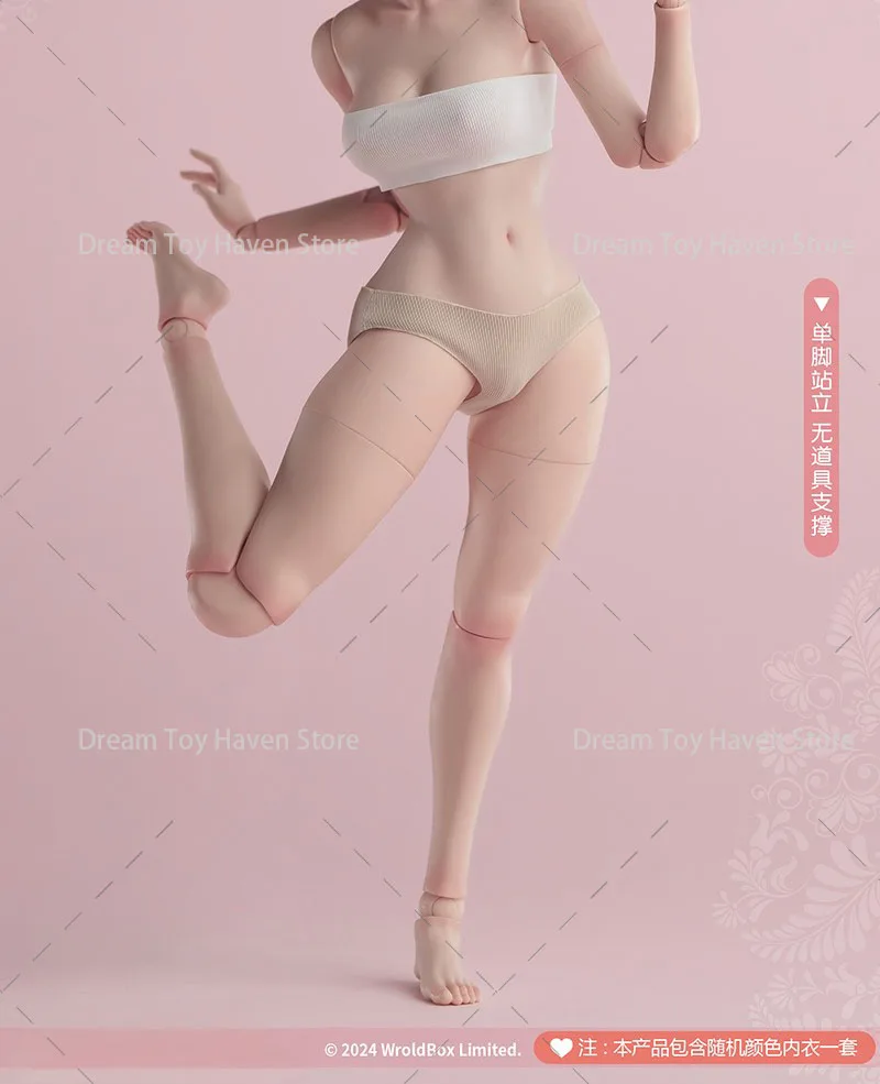 ตุ๊กตาแอ็คชั่นฟิกเกอร์หญิง Original Worldbox AT210 ขนาด 1/6 ความสูง 27 ซม. ข้อต่อขยับได้ดีเยี่ยม