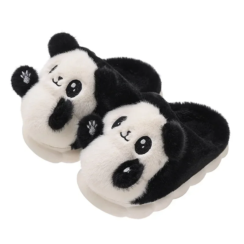 Pantuflas Child Cotton Slipper Winter Boy Indoor Home Cute Plush Panda Girl Cotton Shoe Kid Slipper Sandalia Infantil Menina슬리퍼