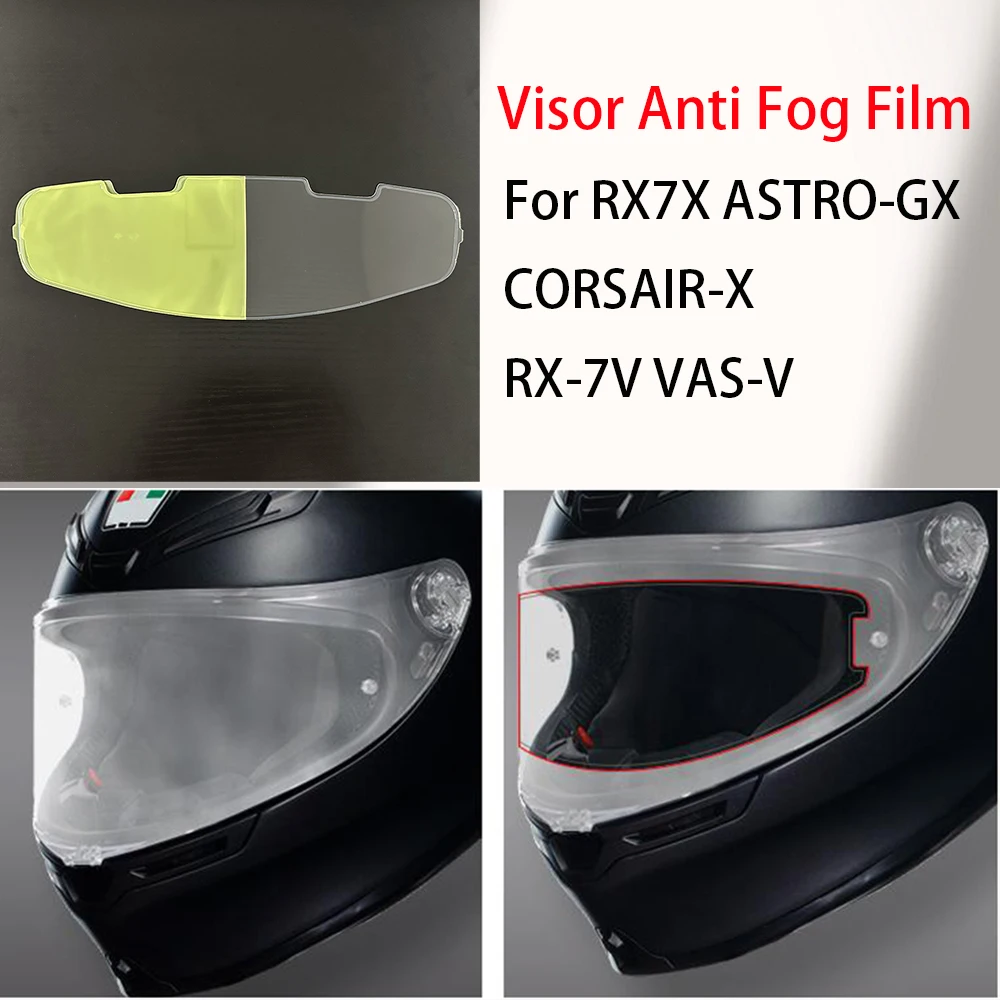 Motorcycle Helmet Visor Anti Fog Film For RX7X ASTRO-GX CORSAIR-X RX-7V VAS-V Helmet Accessories Antifog Lens Film For Arai