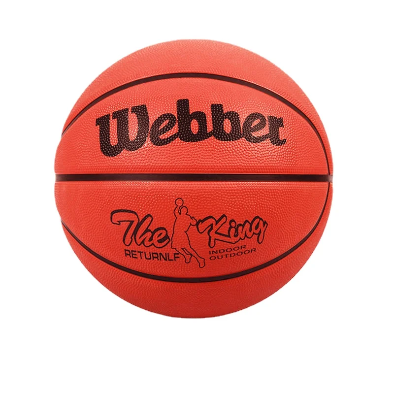 Standard Wear-Resistant Rubber Basketball with Pump and Ball Net, Indoor and Outdoor Play, Size 7