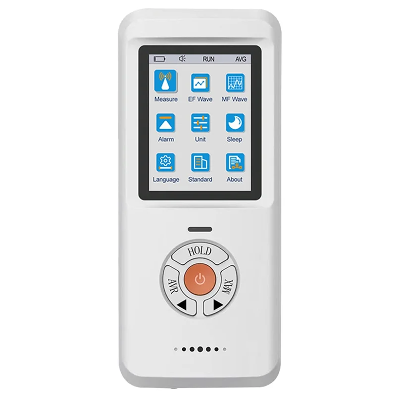 AD41-كاشف الإشعاع الكهرومغناطيسي الرقمي EMF متر مختبر منزلي مستشفى TFT 2.0 اللون