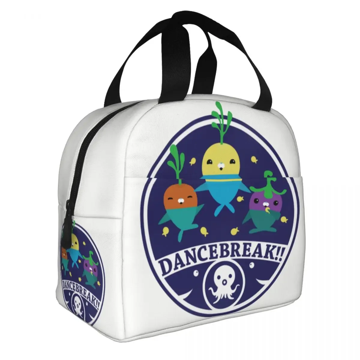 Vegimals Dancebreak Insulated Lunch Bag Cooler Bag Lunch Container The Octonauts Cartoon Anime Portable Lunch Box Tote Picnic