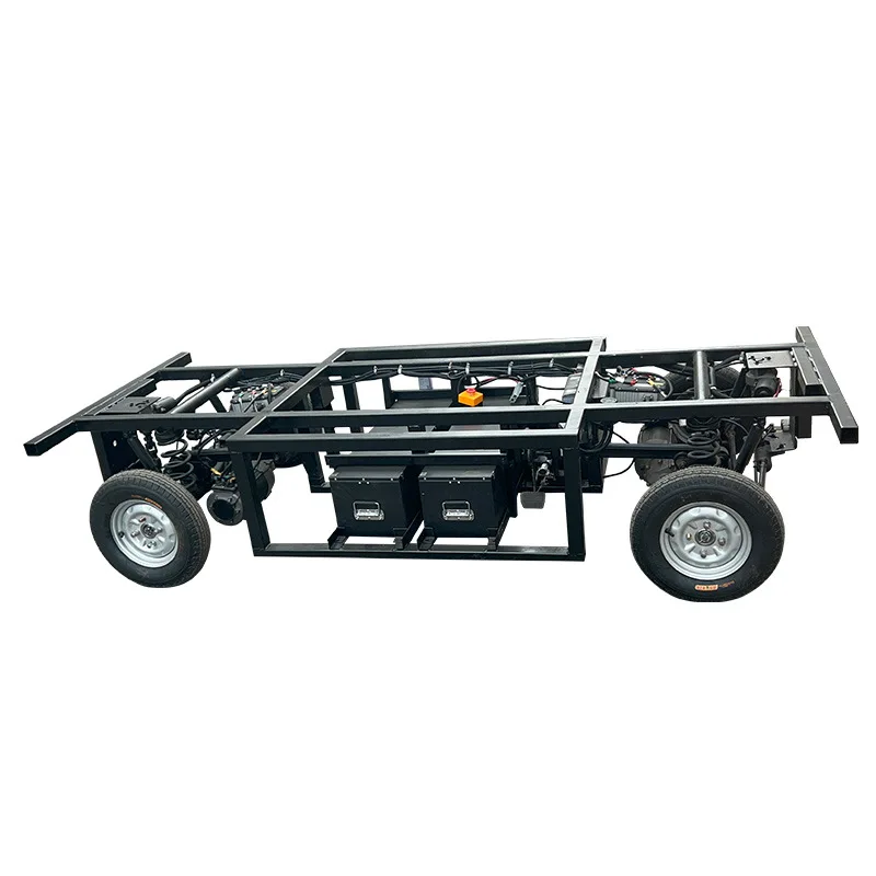 Chassis load 1.5 tons Independent suspension Four-wheel drive Front and rear steering Remote control Chassis Brake by wire