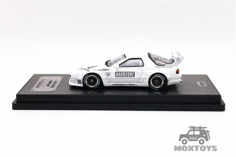 INNO64 1:64 PANDEM RX7 FC3S AERO White Rocket Bunny Diecast Model Car