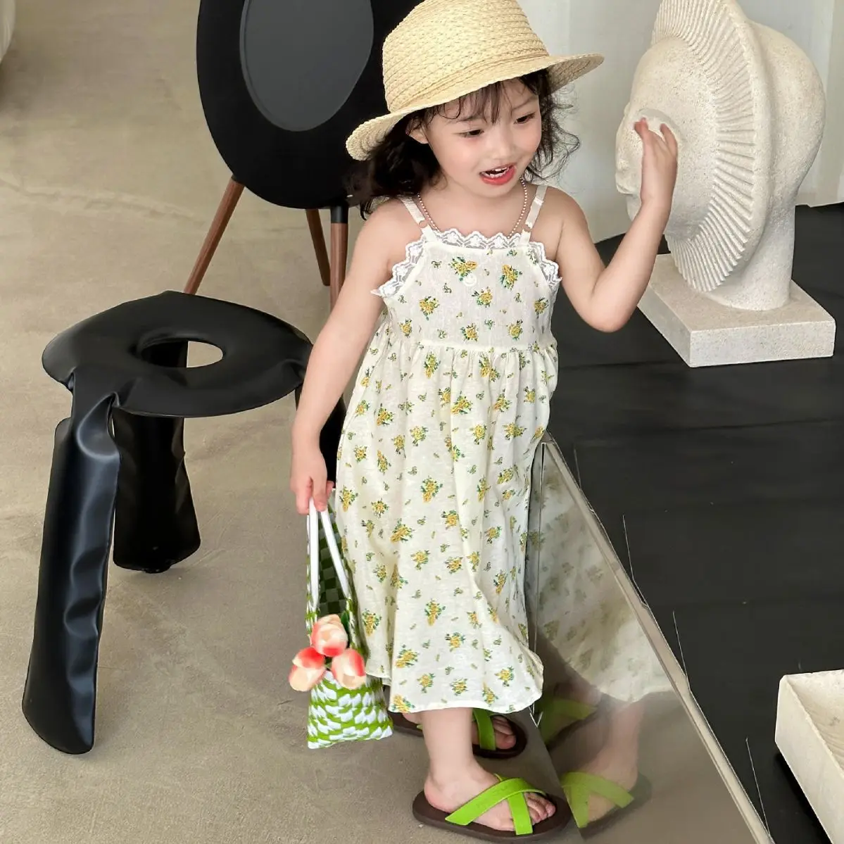 Summer Dresses stylish toddler girls summer dress girl clothing Girls Casual Dresses new style children clothing
