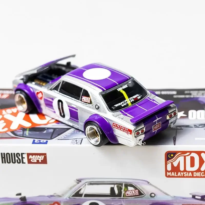 MINIGT Kaido House 1/64 NISSAN SKYLINE 2000GT-R 말레이시아 MDX 2025 합금 장난감 자동차 다이캐스트 금속 모델 선물