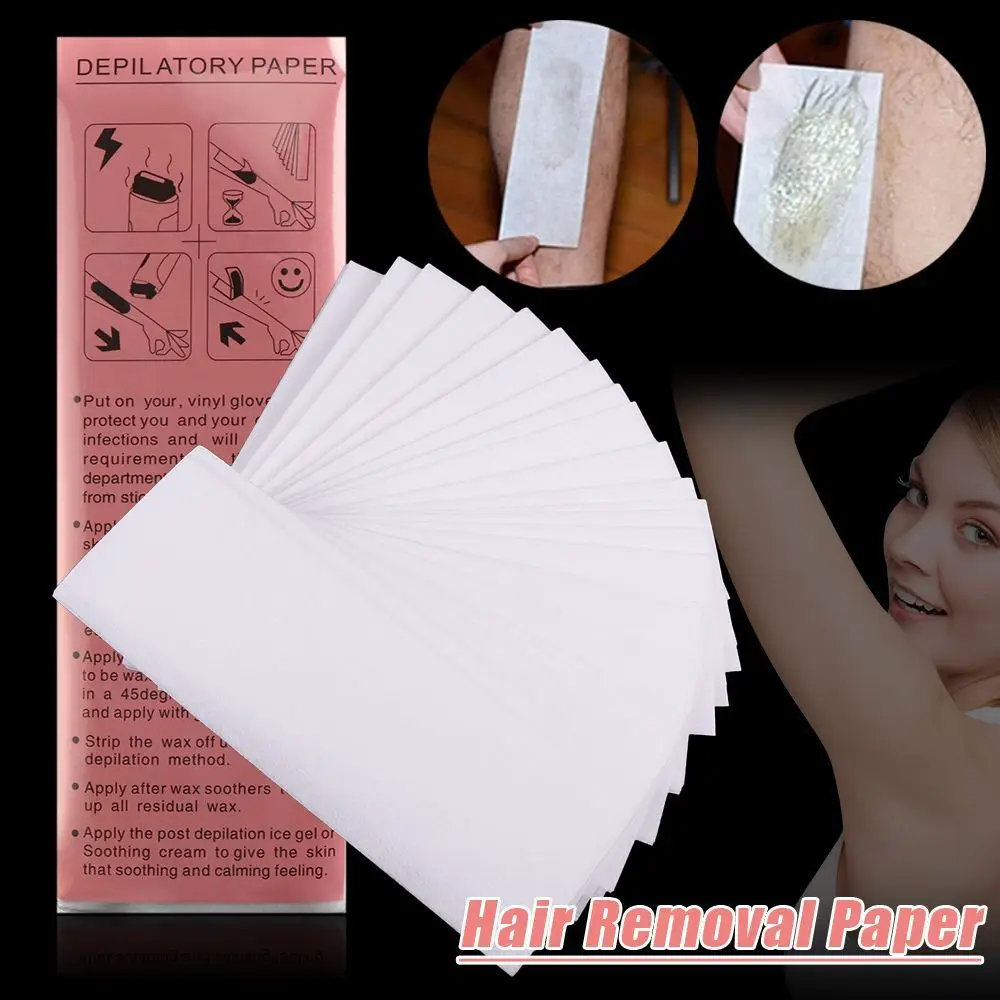 Beauty Skin Care Professional For Facial Leg Body Wax Strips Epilating Wax Strip Paper Hair Removal Non-woven Waxing Strips