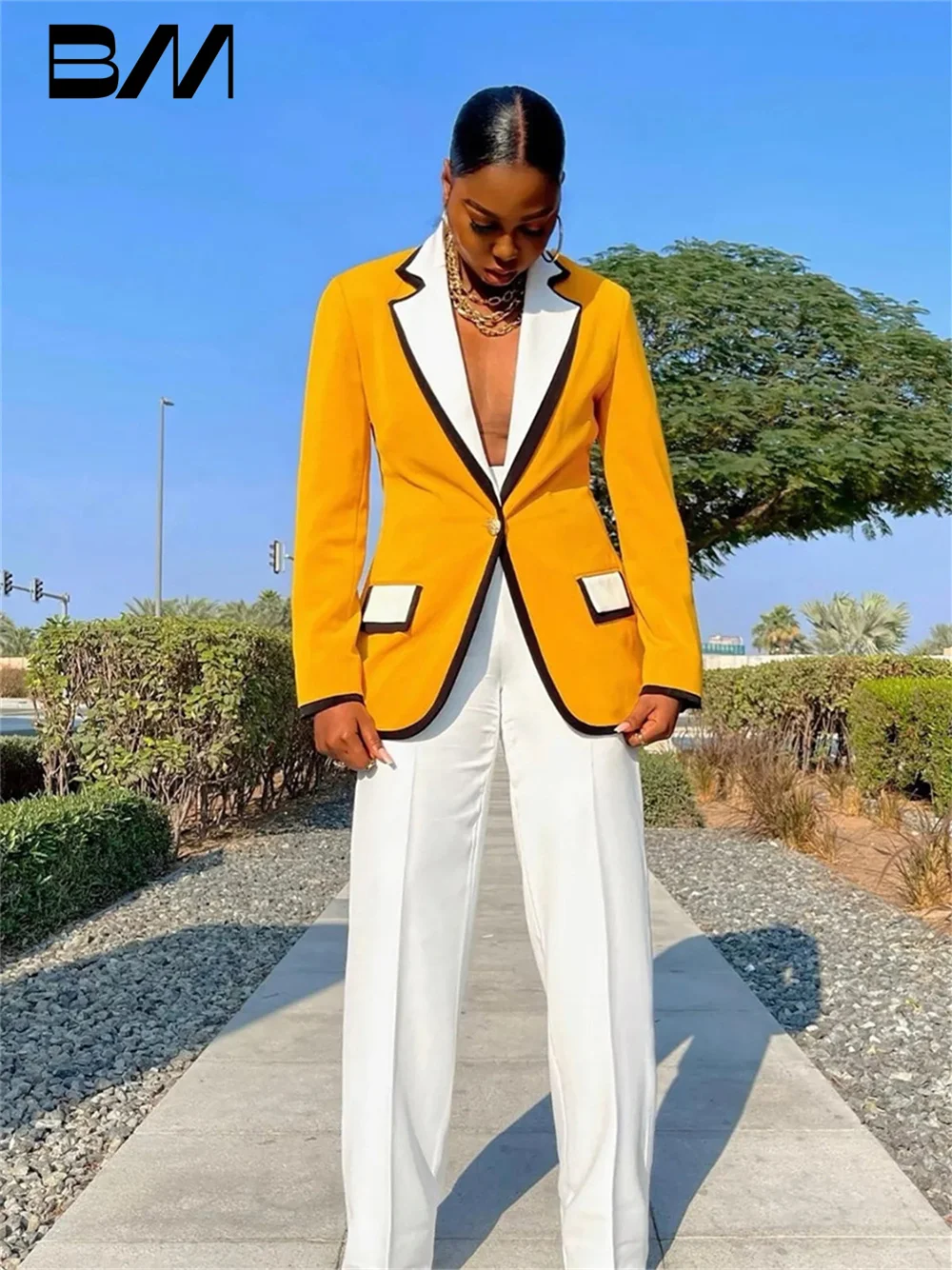 Classic Orange Pants Suits for Women, Blazer Tuxedos, Slim Fit, One Button, Wedding Guest, Party Wear, Fashion, Customized