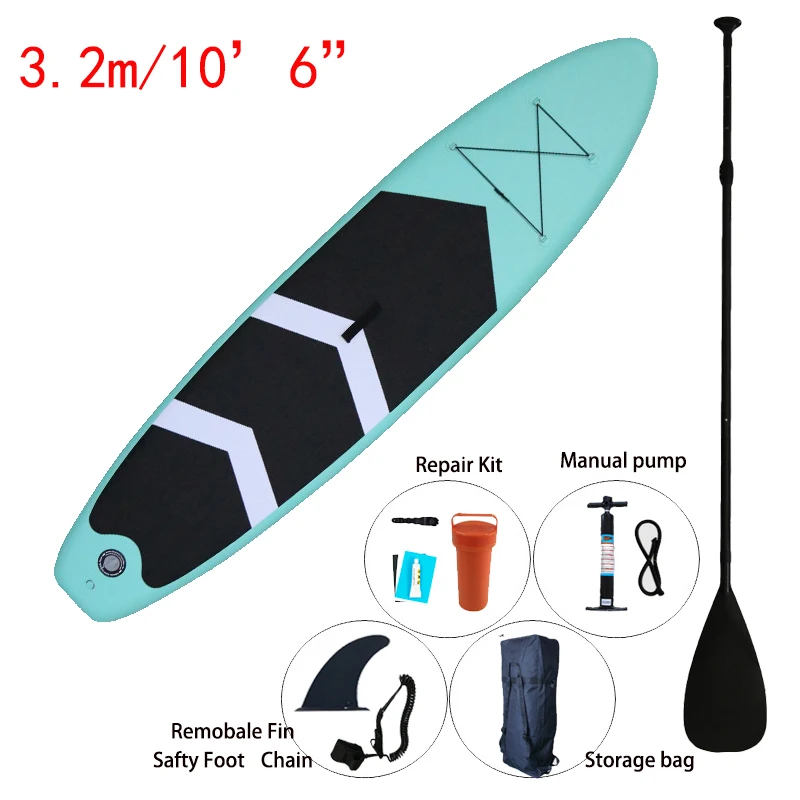 

10'6"ft Sup board inflatable Stand Up Board paddle With Non-Slip Surf longboard gonflable Wakeboard Skateboard paddleboard