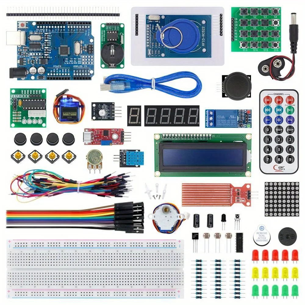 

Новый стартовый комплект RFID для Arduino UNO R3, обновленная версия, обучающий комплект с розничной коробкой, электронный комплект «сделай сам», LTARK-46