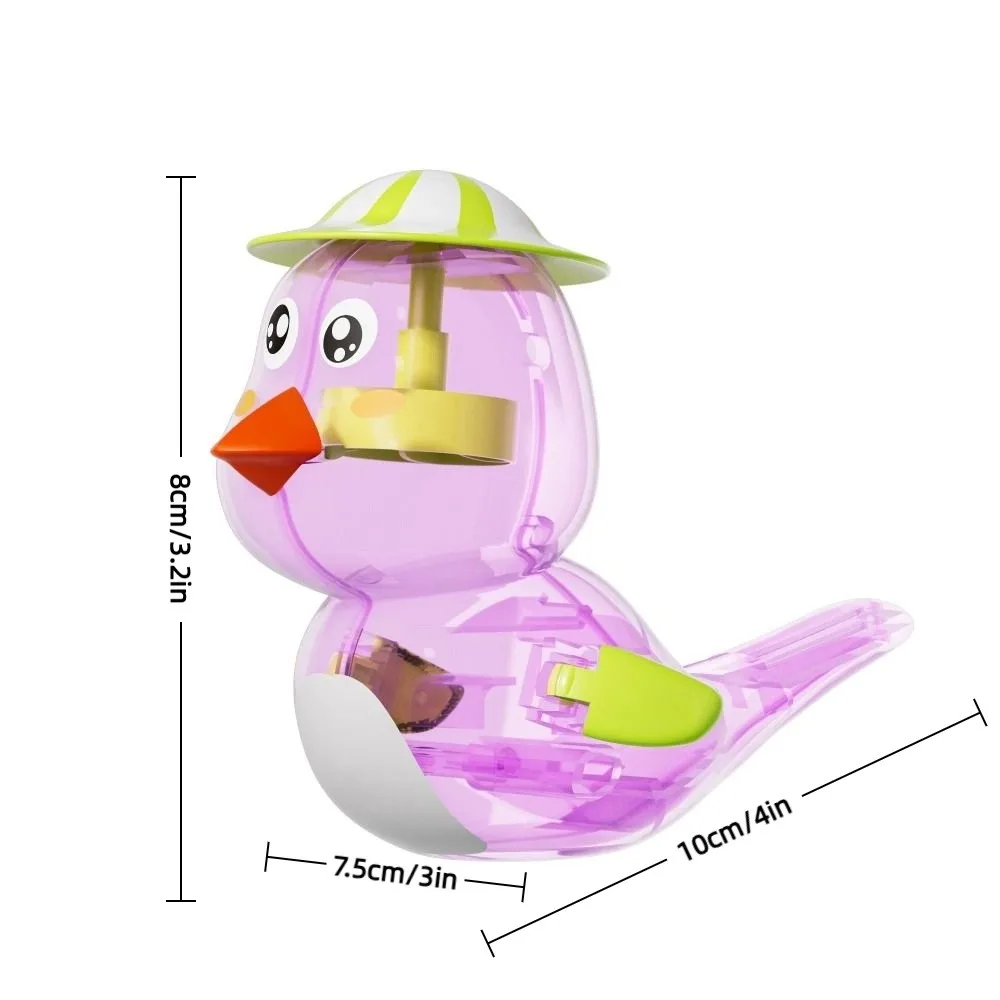 Silbato de cultivos de pájaros de dibujos animados, alas batientes, silbato de advertencia de agua, diferentes llamadas de aves, entrenamiento de pronunciación de plástico para chico