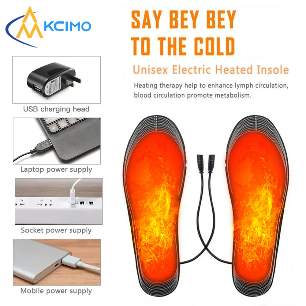USB перезаряжаемые стельки с подогревом