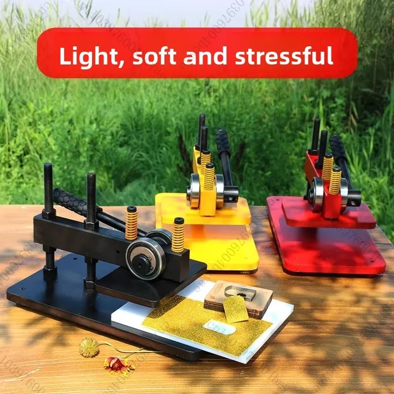 Cantilever manual die-cutting machine, knife die stamping machine, plastic rubber fabric sample, small stamping machine
