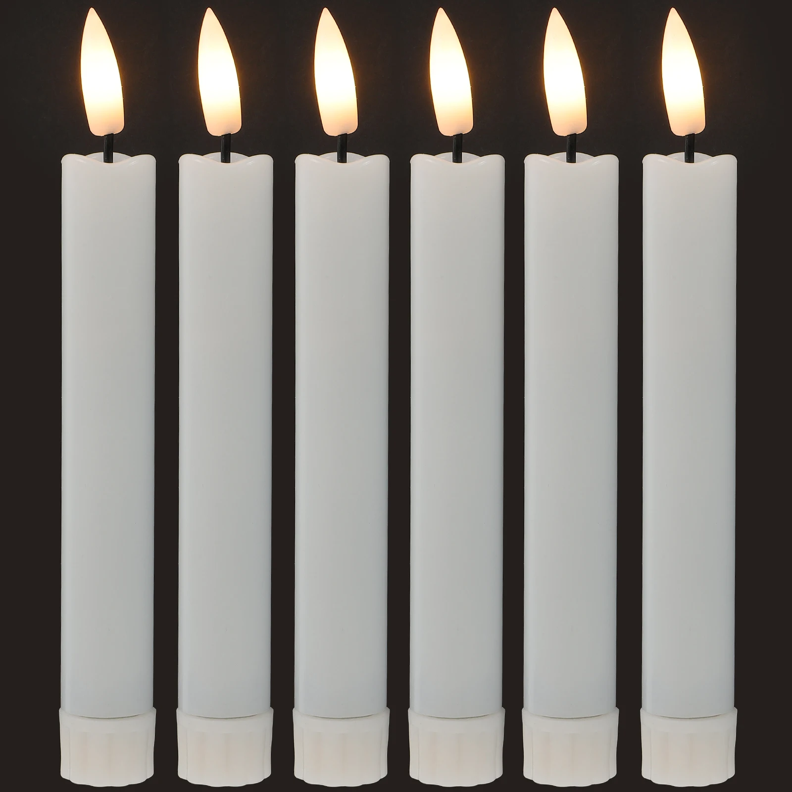 

1 Set Led Electronic Candles Flameless Fake Light Operated Plastic Simulated Lamp Decorative Lights For