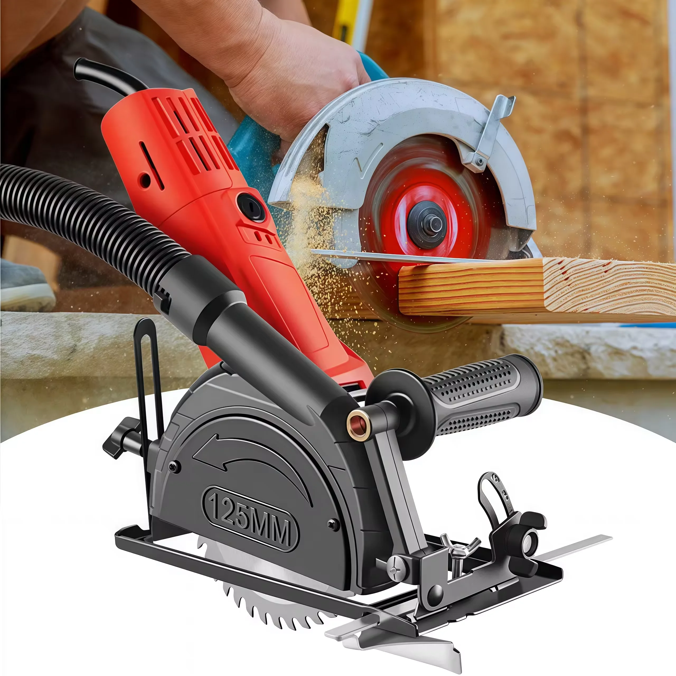 طاحونة زاوية آلة قطع دوارة قوس زاوية طاحونة آلة قطع متغيرة كتيفة ثابتة طاحونة زاوية متعددة الوظائف #1