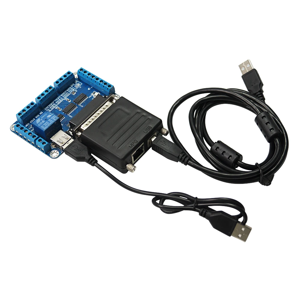 CNC MACH3 USB To Parallel LPT Port Converter Adapter 6 Axis Controller Mach3 Parallet Port TO USB