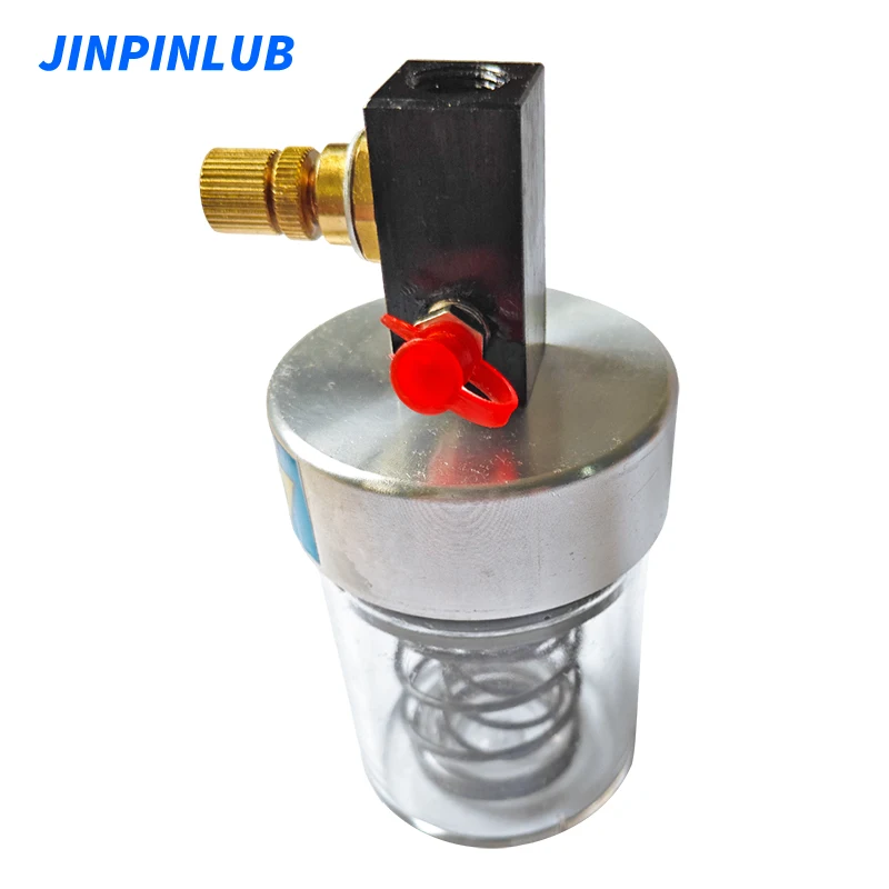 JINPINLUB Recyclable NLGI 0-3 adjustable oiler single point lubrication pump with spring for automatic bearing