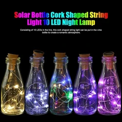 Solar Energy Wine Bottle Lights LED Strings Copper Wire Home Party Decoration