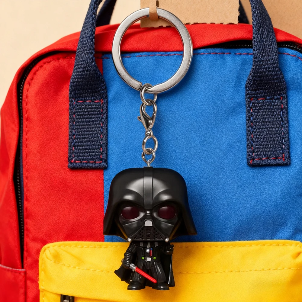 

Брелок Оби-вань Кеноби Ребенок Йода с чашкой Боба Фетт Мандала Карманная фигурка из ПВХ Игрушки Брелок