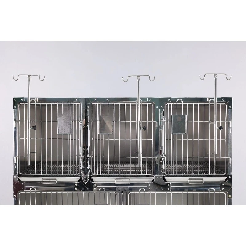 MT Medical Veterinary Equipment 304 Stainless Steel Modular Pet Dog Cat Therapy Cage Veterinary Inpatient Cage
