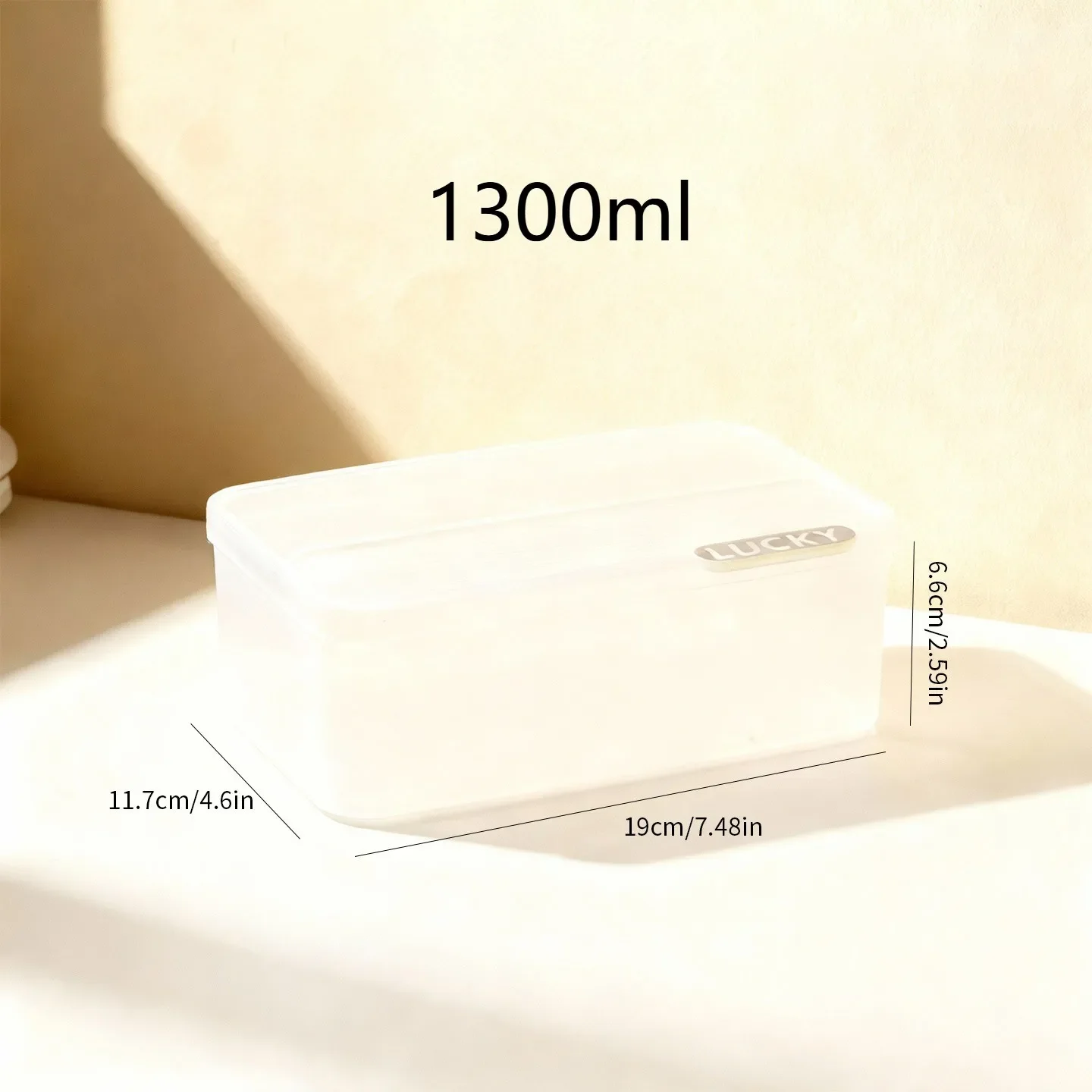 Plastic lunchbox voor kinderen en studenten, herbruikbaar, draagbaar, geschikt voor fruit, salades en andere voedingsmiddelen, luchtdicht, houdt de inhoud vers, en kan in de magnetron worden gebruikt.