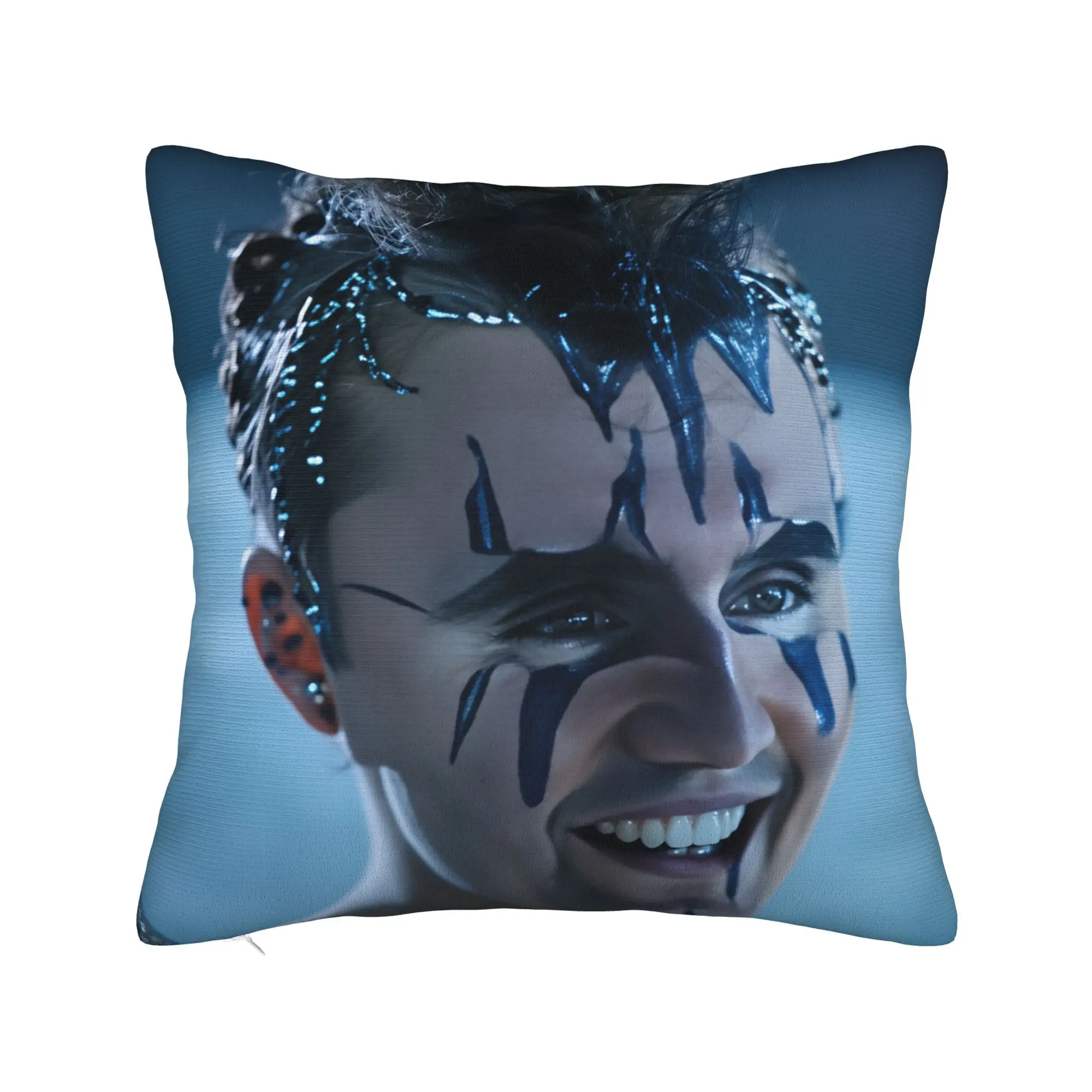 Pillow Cover Funy Charlie Kirk With His Face Painted  Novelty Pillow Case For Wedding Party Home Decor Pillowcases