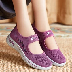 Zapatos vulcanizados de verano para mujer, zapatillas informales suaves, cómodas, antideslizantes, tenis al aire libre, 2023