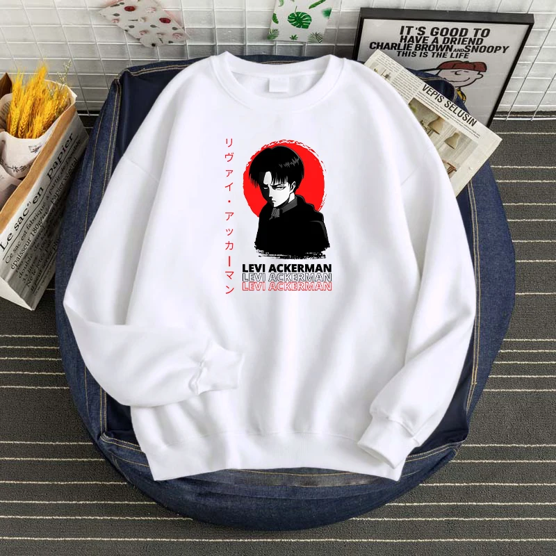 

Attack On Titan Ackerman Printing Hooded Mens Thick Comfortable Sportwear Warm Fashion Men Hoodies Oversized Casual Male Hoody