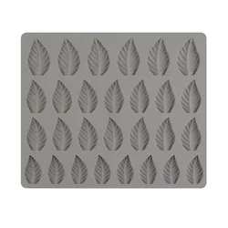 24 Leaves Shape Silicone Cake Mold Chocolate Cupcake Ice Soap Butter Small Brownies Mould Party 3D Leaf Cookie Tools M654