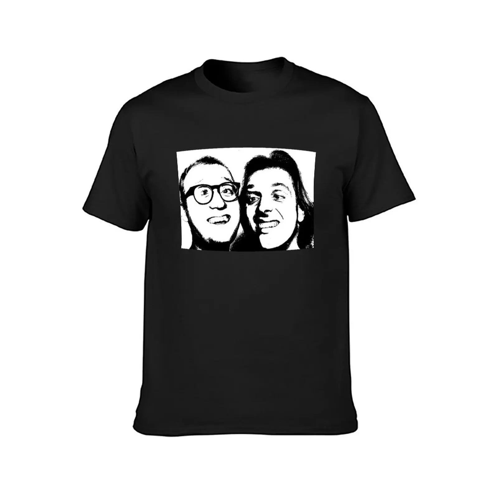 Rik mayall and Ade edmondson T-Shirt sweat customs t shirt men