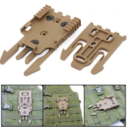 Universal Molle Quick Release Plate Gun Holster Platform Adapter Quick Locking System Kit with QLS 19 22 Chest Rig Vest Carry