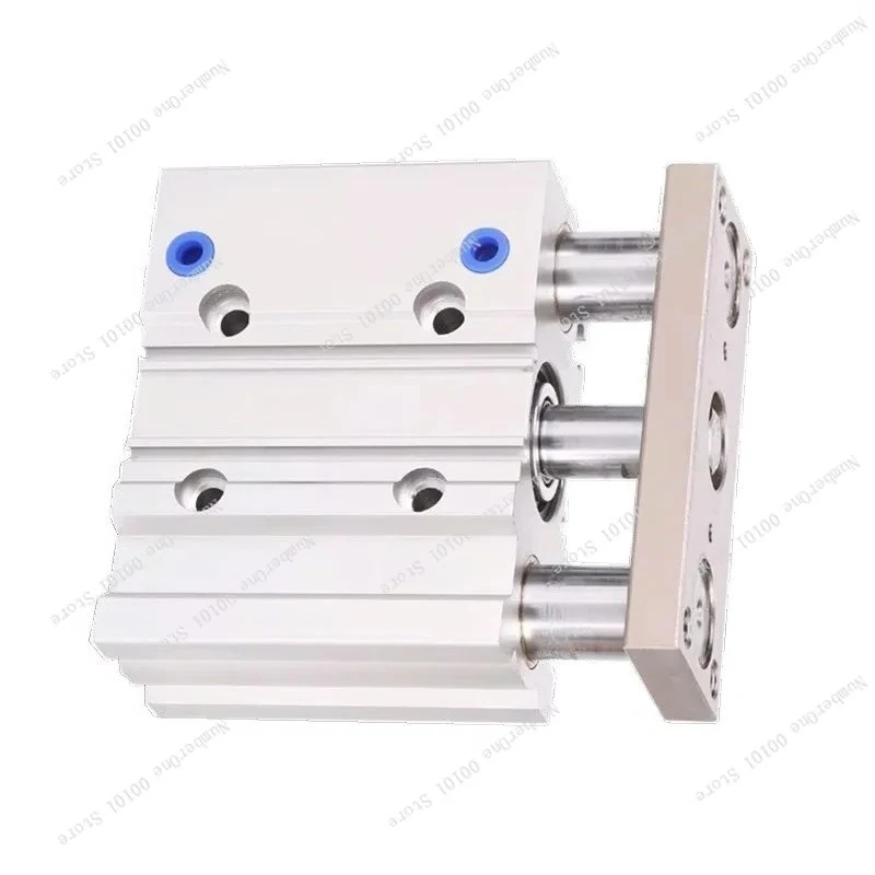 Guided Rod Cylinder for MCGS Series Sizes 16-63mm & 10-50mm Stroke, Industrial Pneumatic Actuator