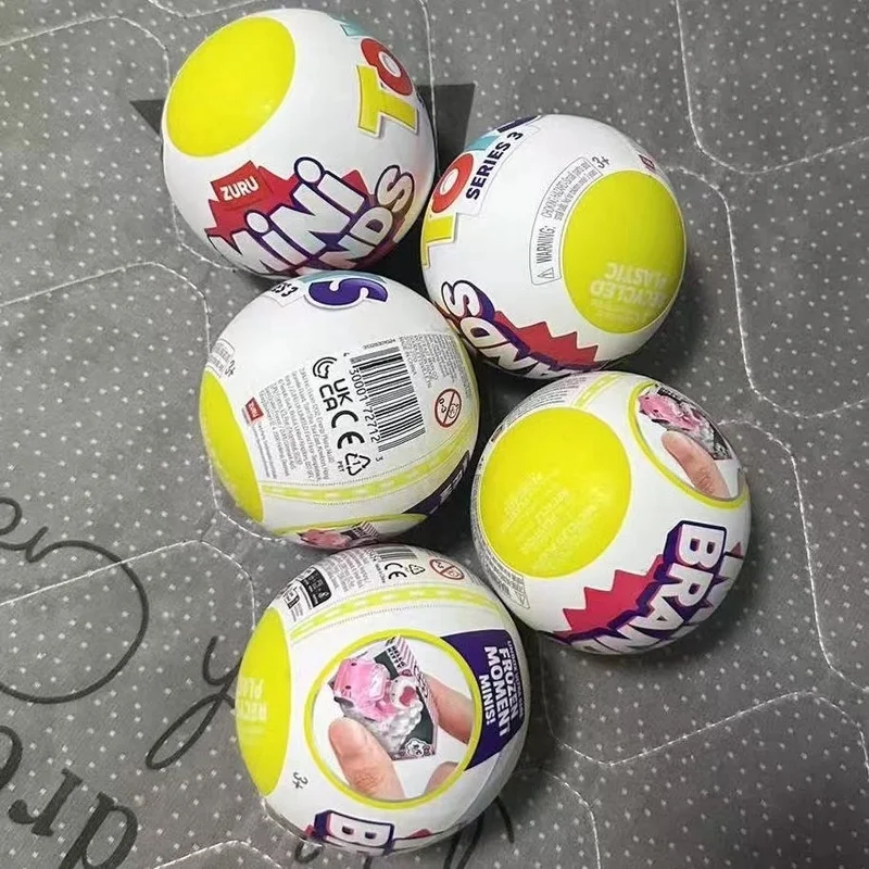 Nieuwe 5 Verrassing Mini Merken Zuru Mini Merken Speelgoed Speelgoed Miniatuur Speelgoed Mystery Blind Box Serie 3 Kittyball Origineel Miniatuur Speelgoed