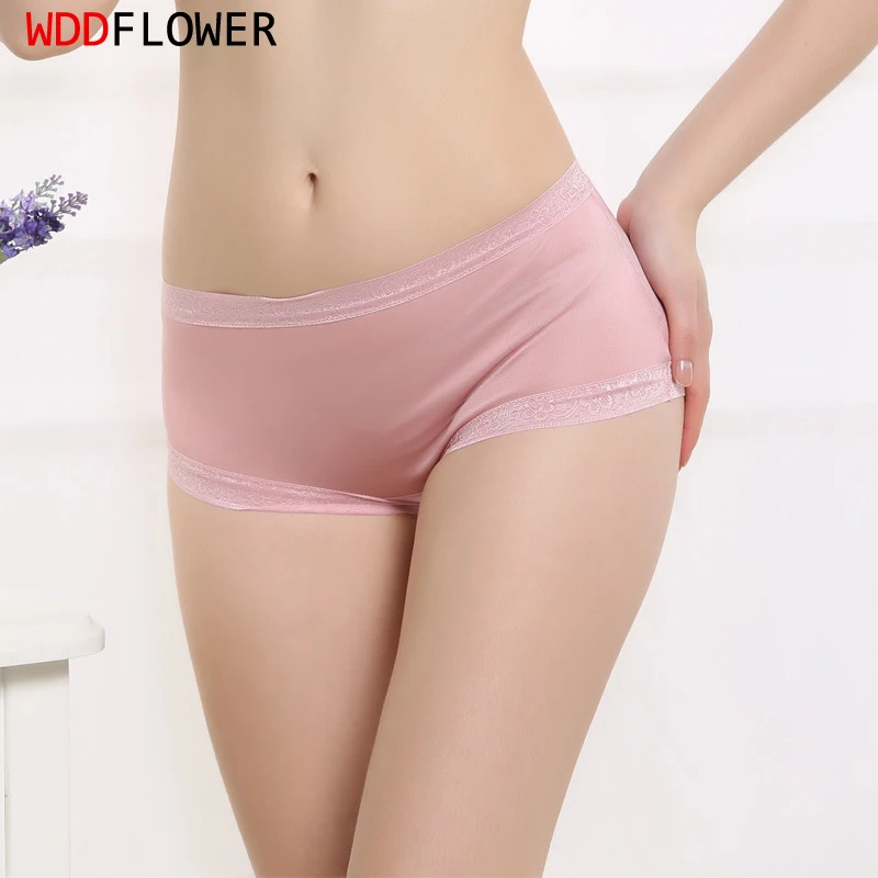 4 PACK 100% Mulberry Silk Soft Soft Women\'s Panties Underwear Lingerie M L XL SG002