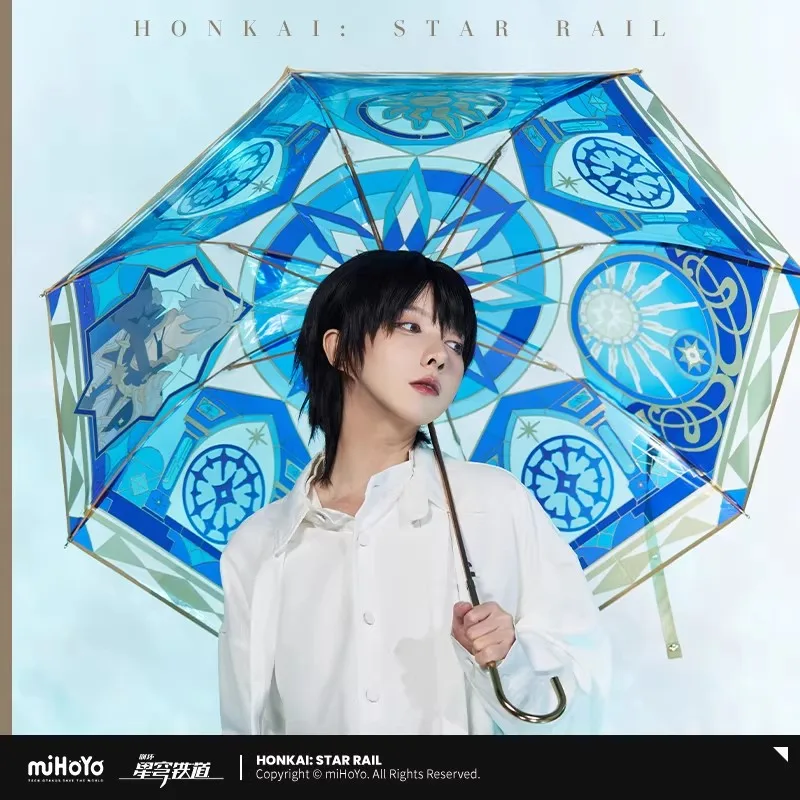 [Genuine] miHoYo Game Phainon Umbrella Honkai Star Rail As in my Book Series Long-Handled Umbrella Anime Prop Cosplay Xmas Gifts view 4