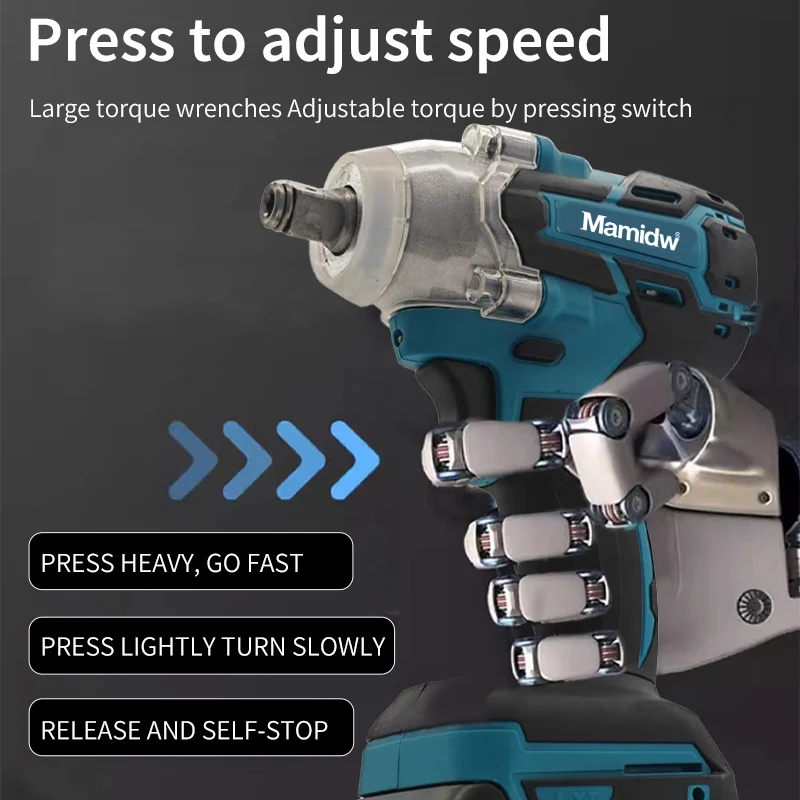 Pour Makita DTW600 18V tournevis électrique sans brosse perceuse pilote Rechargeable Compatible avec les broches de batterie Makita 18V