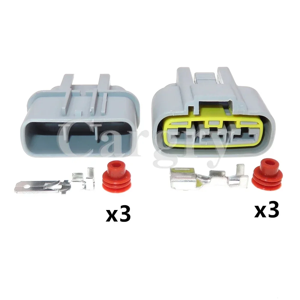 1 Set 3P QLW-A-3F-B QLW-A-3F-GR Car Fans Wiring Harness Socket AC Assembly Automotive Electronic Fan Plug