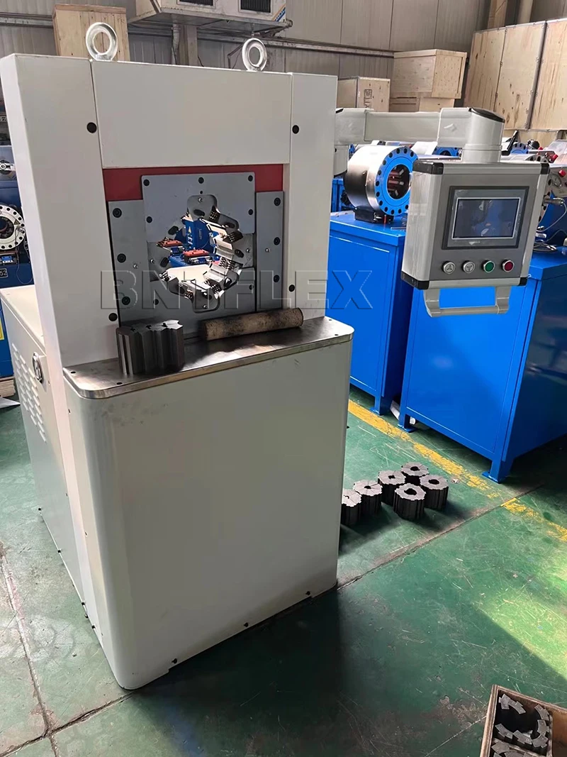 Automatic Manual Hose Crimping Machines New Rubber Engine Motor Pump Gear Bearing Factory Construction Manufacturing Plant Use