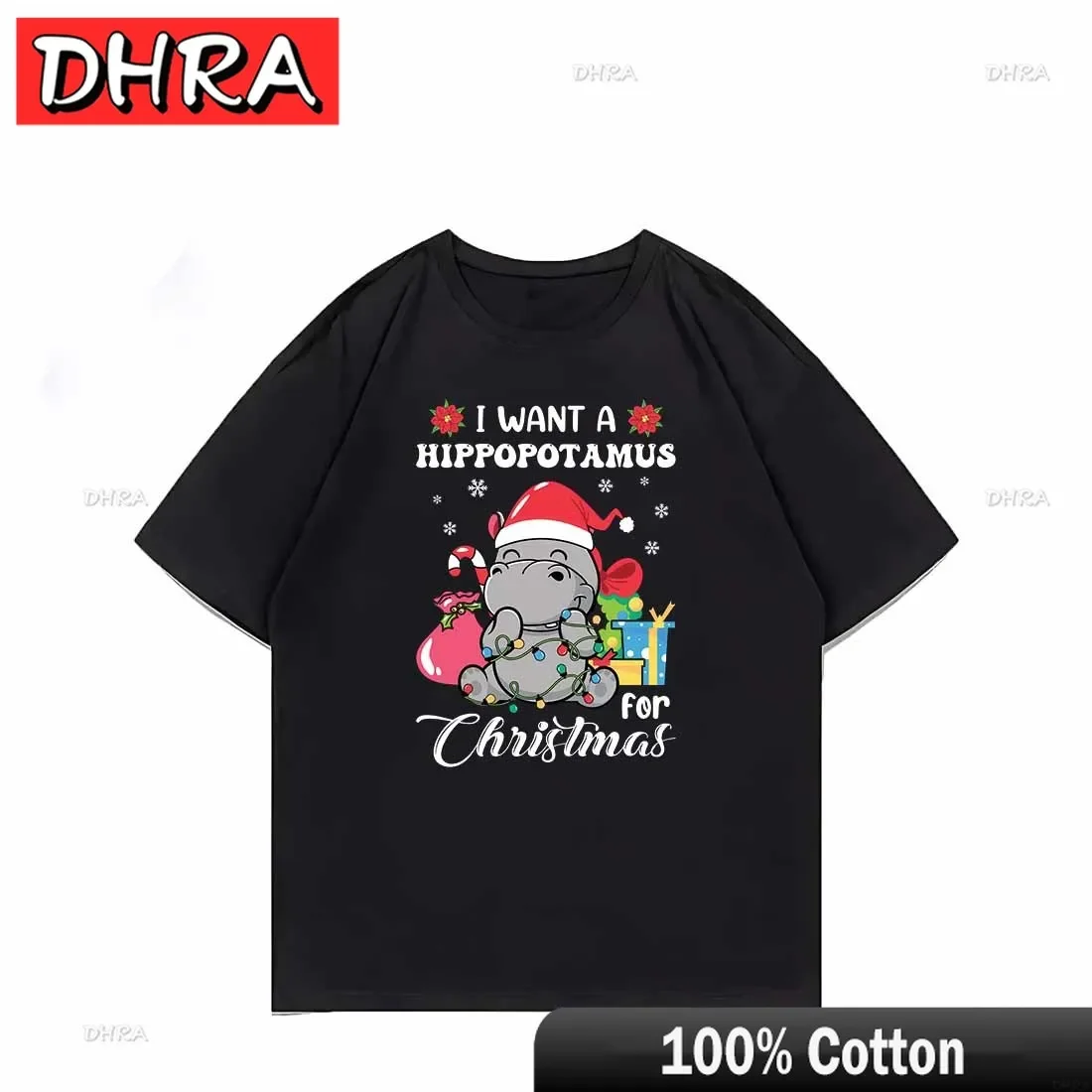 2026 Christmas Funny Graphic T Shirt Men Women Santa Claus Print Streetwear Classic Cute Soft Cotton Casual Unisex Tops Y2k Clothing
