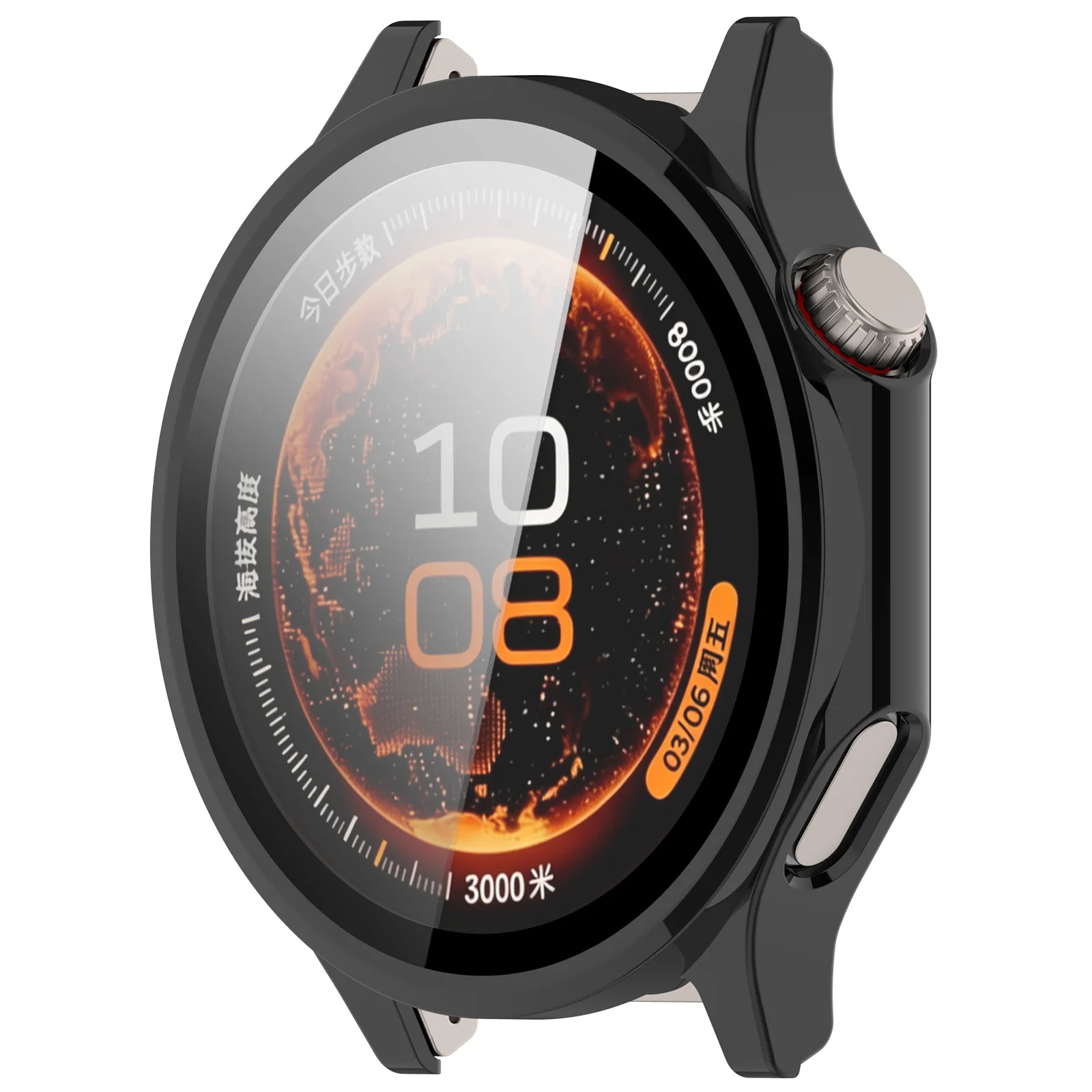 PC Case For OPPO Watch X3 membrane integration Scratch-proof Protective Accessories shell For Oneplus Watch 4 HD Glass and Cover