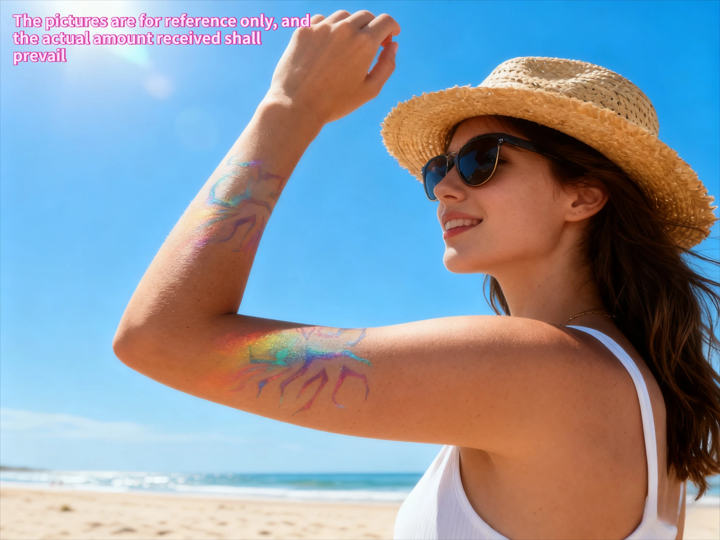 

Kpop Demon Hunter Rumi Kang Temporary Tattoo Stickers - Face & Body Tattoos for Halloween Party Gifts