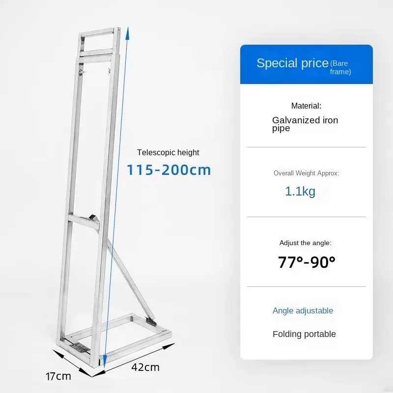 Retractable Humanoid Stand Opaque Glossy Waterproof UV Resistant 0.35mm Thick Customizable Advertising Display Rack KT Board