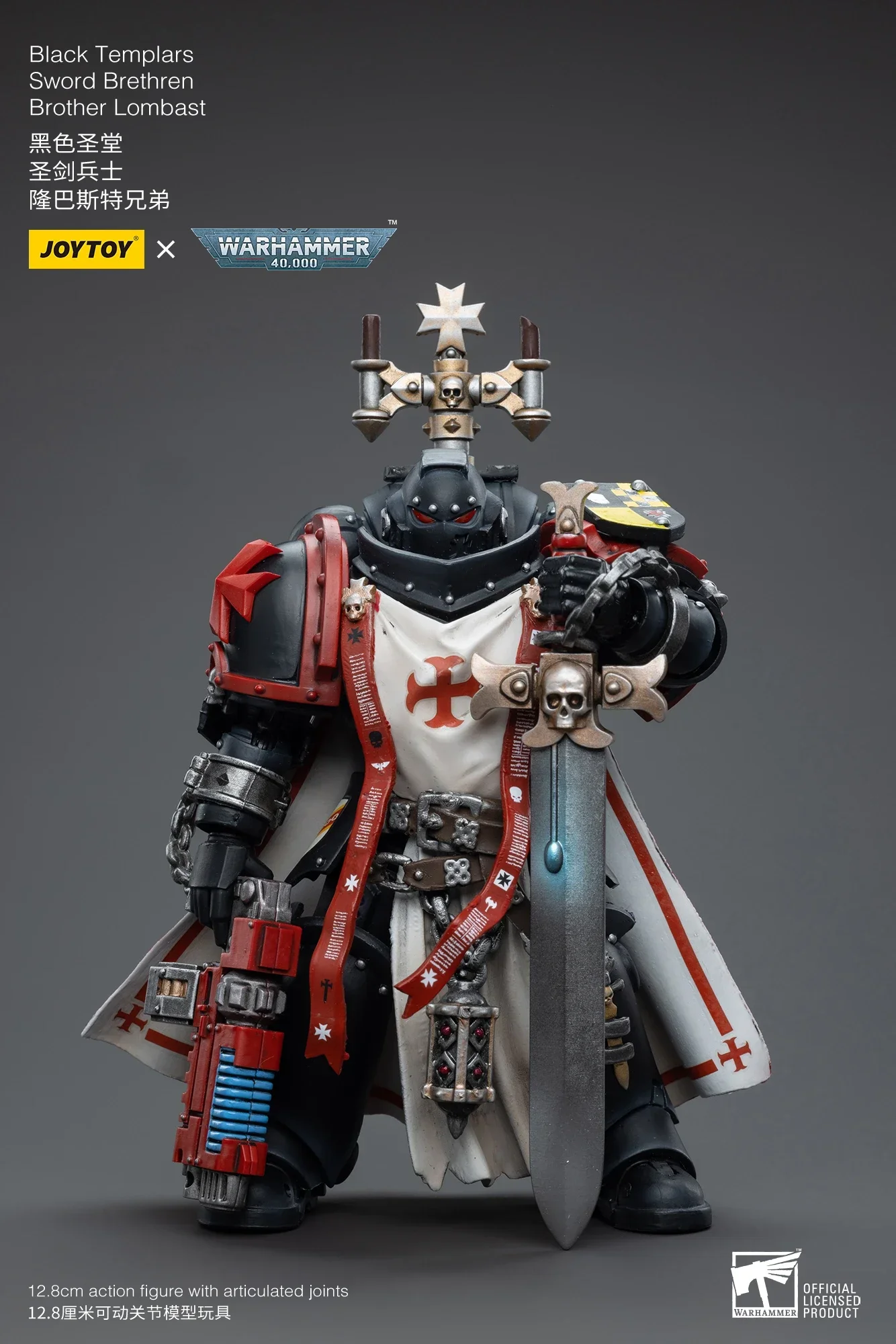 JOYTOY 1/18 Actionfigur (2 TEILE/SATZ) Black Templar Sword Brethren Anime Collection Militärmodell