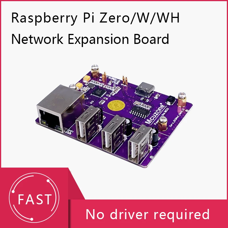 Raspberry Pi zero w/WH Expansion Board Ethernet Interface USB Interface 4G Communication Module